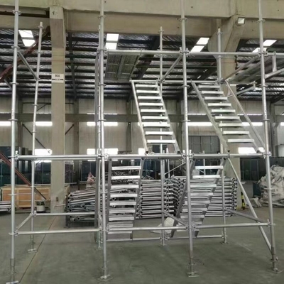Painted Q355 48.3mm 2m EN12811 Certified Scaffold Tower Ringlock System with OEM Service