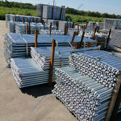 Painted Q355 48.3mm 2m EN12811 Certified Scaffold Tower Ringlock System with OEM Service