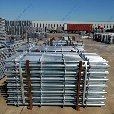 Painted Q355 48.3mm 2m EN12811 Certified Scaffold Tower Ringlock System with OEM Service