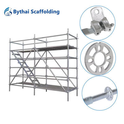 Painted 48.3mm 1.5m Allround Layher Pole Rosette Scaffolding Tower Parts From China