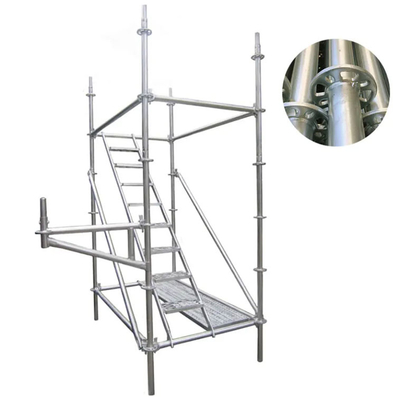 EN12810 Certified Hot Dip Galvanized Q235 Q355 Steel Ringlock Scaffolding System