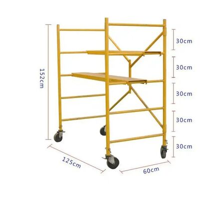 Adjustable Height Multi Function Mobile Scaffolding for Different Construction Scenarios