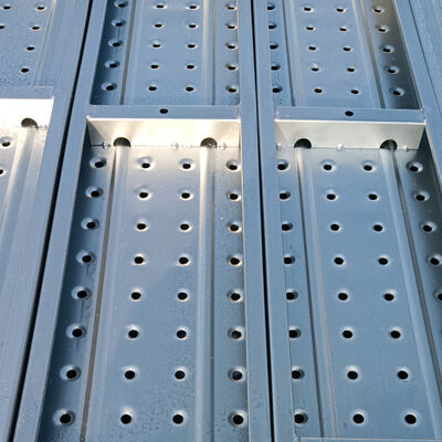 China Supplier Ringlock Scaffolding Mental HDG Steel Plank with Hook Scaffolding Parts Construction Scaffold Steel Plank