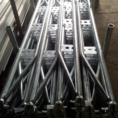Q235 2M 3M Hot-dip Galvanized Ringlock Bridge Ledger For Construction Scaffolding